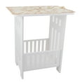 thumbnail image 2 of White With A Storage Basket At The Bottom Waterproof,  Tea Table, Table With Storage End Table, For , Hotel, 2 of 8