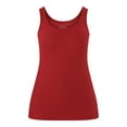 thumbnail image 4 of Time and Tru Women's Ribbed Tank Top, Sizes XS-XXXL, 4 of 5