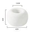 thumbnail image 2 of Space-saving Toothbrush Holder 2 Pcs Japanese Style Ceramic Toothbrush Holders Round Solid Color Bases for Bathroom Countertops Toothbrush Storage, 2 of 8