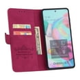 thumbnail image 6 of TECH CIRCLE for Samsung Galaxy A71 4G 6.7 Inch Wallet Flip Magnetic Leather Card Slot Wallet Adjustable Kickstand Shockproof Protective Case , Winered, 6 of 7