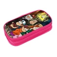 thumbnail image 4 of Gravity Falls Pencil Case Durable Pen Carrying Case Lightweight Pencil Bag Pouch Box Organizer Pencase Pink, 4 of 8