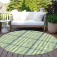 thumbnail image 6 of Addison Rugs Chantille Indoor/Outdoor Transitional Geometric, Abstract Green Washable Round Rug, 8' x 8', 6 of 6