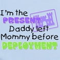 thumbnail image 2 of CafePress - I'm The Present Daddyd Left Infant Bodysuit - Baby Light Bodysuit, Size Newborn - 24 Months, 2 of 4