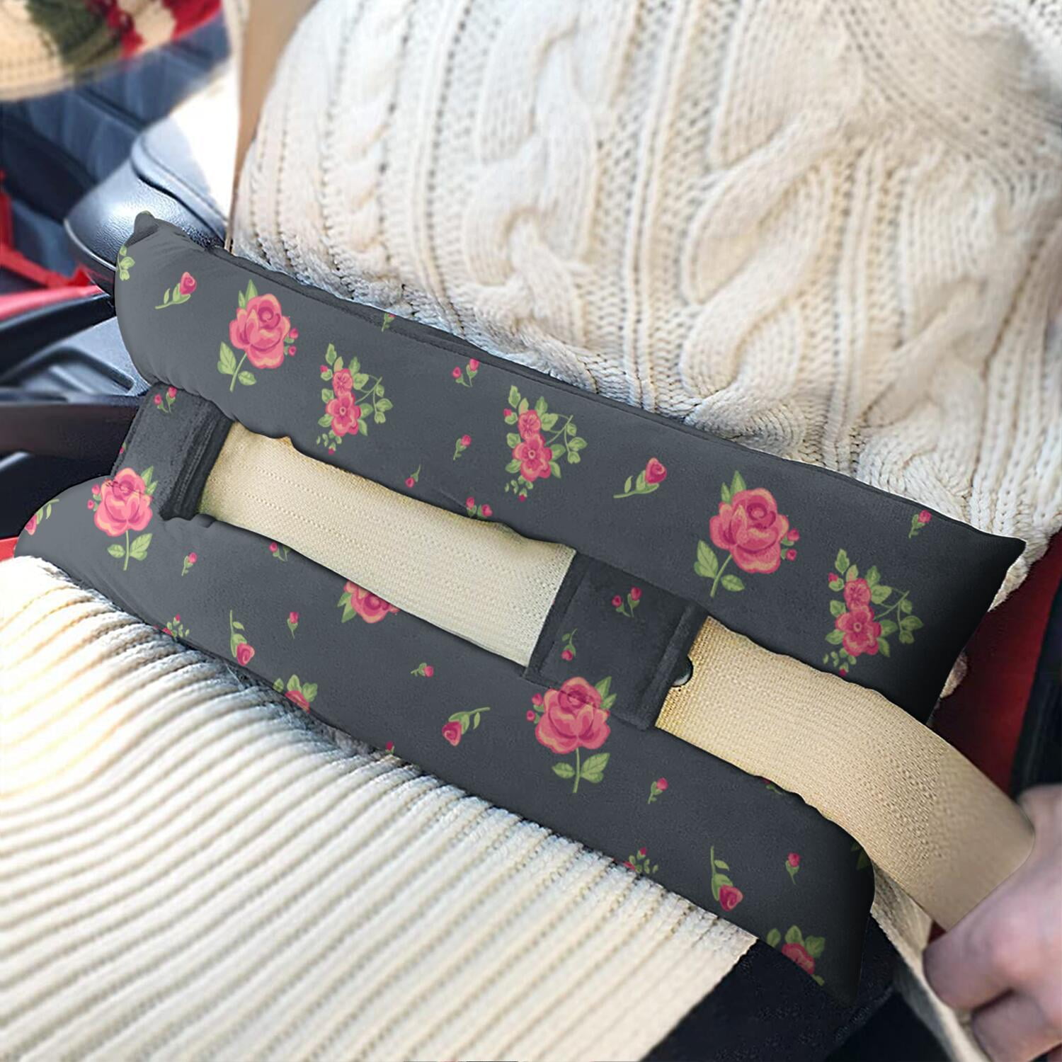 Romantic Rose Peony Boho Floral Mastectomy Pillow - Soft Cushion