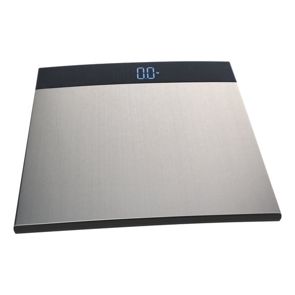 Escali S200 Extra Large Stainless Steel Bathroom Body Scale, LCD Digital Display, 440lb Capacity, Stainless Steel