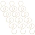 thumbnail image 1 of 40 Pcs Crochets en Forme de S Sans Perçage Crochets pour Bandeau Chouchous, 1 of 8