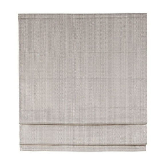 Gracie Mills Calyx Textured Room Darkening Cordless Roman Window Shade - GRACE-12858