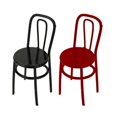 thumbnail image 1 of 2 uds Mini silla modelo decoración miniatura escena silla modelo aleación Vintage silla modelo artesanía resistente Mini LingWen 8390615281423, 1 of 1