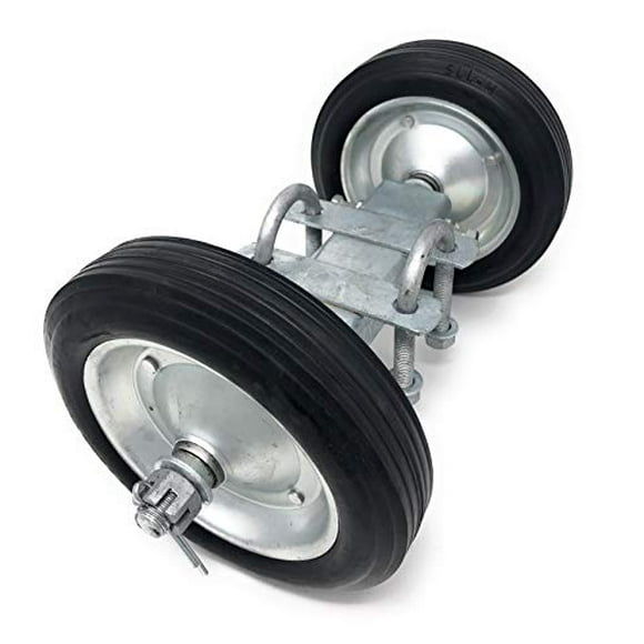 8" ROLLING GATE CARRIER WHEELS: for chain link fence rolling gates - rut runner