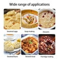 thumbnail image 5 of Ceramic Clay Pot And Bamboo Steamer,Steamer Pots,Soup Pot,Steam Stew Pot,Multifunction Stovetop Cooking Pot For Dumpling Pastry Stew Sou, 5 of 9