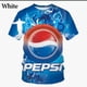 thumbnail image 4 of Camiseta De Verano Con Estampado 3d Pepsi Casual Manga Corta Para Hombres, 4 of 4