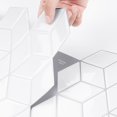 thumbnail image 4 of Livelynine Peel and Stick Backsplash Tile for Kitchen White Geometric 4-Tiles 12X12" Backsplash Stick on Tile for Bathroom Shower Walls Renter Friendly Back Splash Tile Sticker Adhesive Wall Tiles, 4 of 8