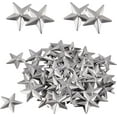 thumbnail image 6 of 90PCS 3 Sizes Metal Barn Star Rustic Three Dimensional Bulk Unfinished Magical Texas Sliver Stars 1 Inch 1.5 Inch 2 Inch for Patriotic 4th of July Wall Wreath Craft Farmhouse Decor, 6 of 9