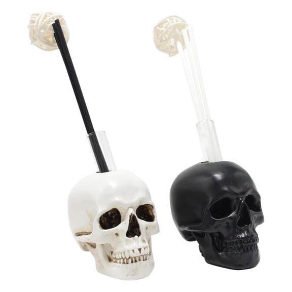 Nnndbs Skull Aroma Diffuser, Resin Halloween Essential Oil Diffuser for Home Office Gothic Decor Aromatherapy Gift`