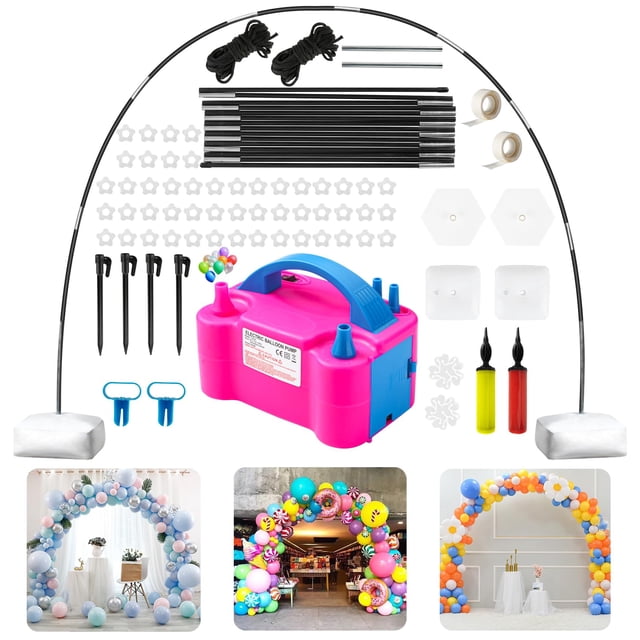 Kit Balloon Arch Voircoloria con bomba eléctrica para globos