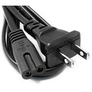5 Foot AC Power Cord 2 Two Prong Extension Cable for Xbox Playstation 2 PS2 Sega LCD Monitor