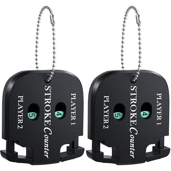 2 x golf scorers-Black