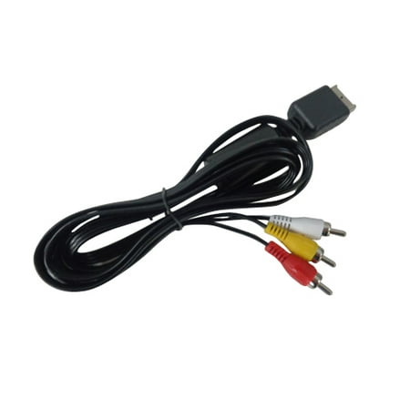 Sony Video Cables - AV Audio Video Composite Cable Cord for Sony PlayStation PS1 PS2 PS3 Consoles