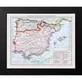 thumbnail image 2 of Droysen 14x12 Black Modern Framed Museum Art Print Titled - Umayyad Caliphate Spain - Droysen 1886, 2 of 5