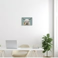 thumbnail image 2 of Stupell Industries Highland Cattle Biting Sunflower Bloom Painting Gray Framed Art Print Wall Art, Design by Michele Norman, 2 of 7