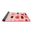thumbnail image 2 of Ahgly Company Indoor Round Solid Red Modern Area Rugs, 7' Round, 2 of 4