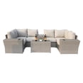 thumbnail image 2 of Living Source International Chelsea Wicker 10 Piece Patio Conversation Set, 2 of 2