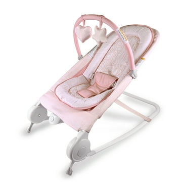 Summer by Ingenuity 2-in-1 Bouncer & Rocker Duo for Infants - Pink