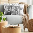 thumbnail image 5 of Ambesonne Dragon Throw Pillow Cover 2 Pack, Chinese Creature, 16", Black White, 5 of 5