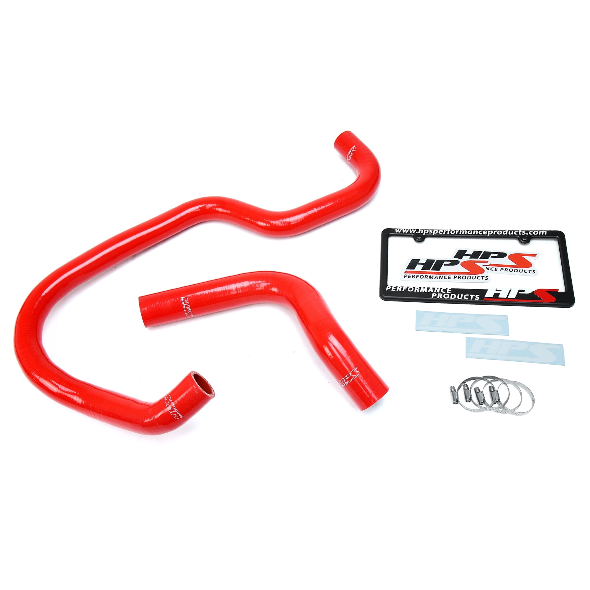 HPS® 57-1723-RED - Silicone Engine Coolant Radiator Hose Kit