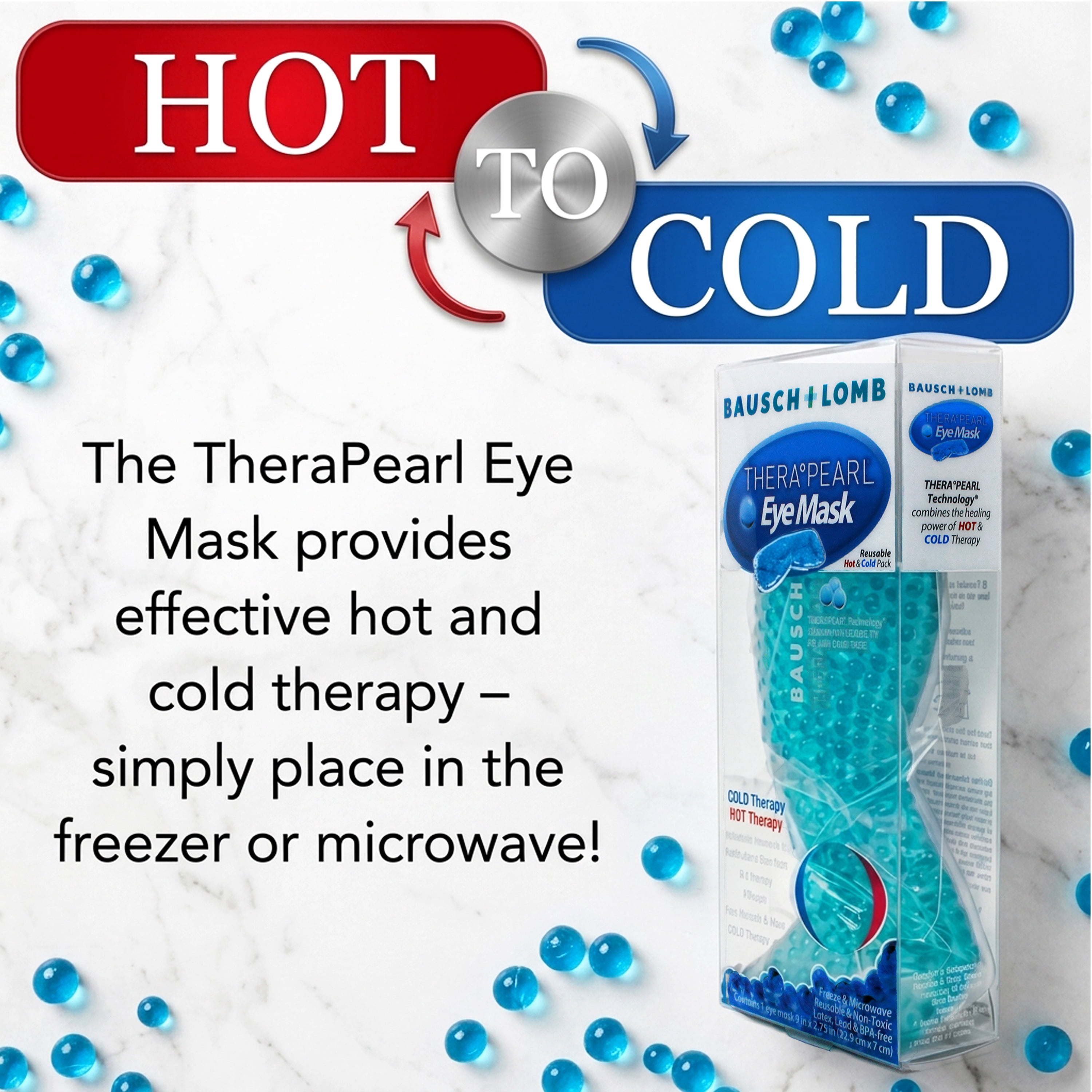 TheraPearl Bausch & Lomb  Eye Mask, 1 ea