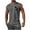 Gray, variant on Men's Workout Tank Tops Cotton Gym Cut Off Sleeveless T Shirt Bodybuilding Fitness Muscle Athletic Tank Tops