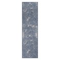thumbnail image 2 of World Rug Gallery Contemporary Palm Leaf Textured Flat Weave Indoor/Outdoor Area Rug - BLUE 2'x7', 2 of 8