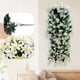 thumbnail image 4 of Cesta Colgante de Pared con Lirios Artificiales de Ratán (2 Unidades) | Decoración para Bodas de Interior y Exterior | Flores de Seda y Plástico En Rosa Intenso, Blanco, Rojo y Morado, 4 of 6
