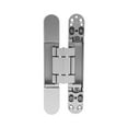 thumbnail image 6 of 2Pcs 7'' 180° Swing Hidden Door Hinges Zinc Alloy Invisible Hinges Heavy Duty, 6 of 20