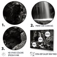 thumbnail image 3 of Designart "Scenic Cliff Waterfall II" Waterfall Floater Framed Wall Decor, 3 of 5