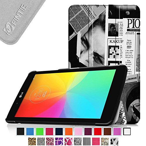 Moko Lg G Pad 8 3 Case Slim Folding Cover Case With Built In Hand Strap Stylus Pen Loop For Lg G Pad 8 3 Inch V500 V510 Vk810 Verizon 4g Lte Tablet Black With
