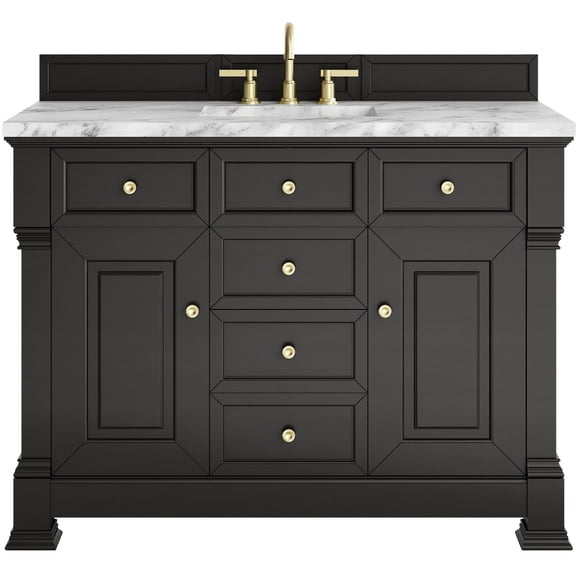 James Martin Vanities 547-V48-BKO-3CAR Brookfield 48" Free Standing Single Basin Vanity