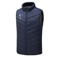 thumbnail image 6 of Hvot&aat Unisex Heated Vest USB Electric Heating Jacket 3 Heating Levels 9 Heating Zones Washable Stand Collar Coat, 6 of 7