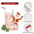 thumbnail image 5 of Flannel Christmas Stocking 17.7×11×7in Soft And Light Touch Good Socks Splicing Design Can Be Used For Hanging Cartoon Sheep, 5 of 8