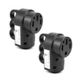 thumbnail image 1 of Enchufe RV QWORK 50 Amp Hembra 6-50R Receptáculo NEMA 14-50 2 Unidades, 1 of 8