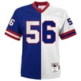 thumbnail image 2 of Men's Mitchell & Ness Lawrence Taylor Royal/White New York Giants 1986 Split Legacy Replica Jersey, 2 of 3