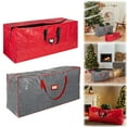 thumbnail image 1 of Outdoor Christmas Decorations Home Textile Storage Large Christmas Tree Storage Bag Holiday Artificial Disassembled Trees With Handles& Zipper Storage case, 1 of 9