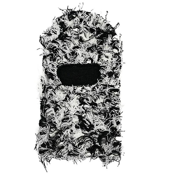 Awdenio Beanies Hats Distressed Ski Mask - Knitting Distressed Winter Windproof Full Face Mask For Men Women Free Size Hat