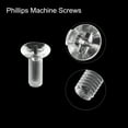 thumbnail image 4 of Unique Bargains M4x12mm Plastic Phillips Machine Screws, PC Flat Head Machine Bolts 25 Pack, 4 of 4