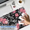 thumbnail image 4 of Long Mouse Pads for Desk,Pioneer Flower Floral Print Pattern Desk Mats on Top Of Desks, Desk Mouse Pad Extra Large with 3mm Non-Slip Base and Stitched Edge for Gaming,Office,Work,Home 35.4"x15.7", 4 of 6