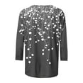 thumbnail image 4 of PNTUTB Women's Fashion Round-Neck Short Sleeved Printed Pullover Dress, 4 of 6