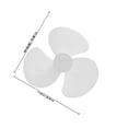 thumbnail image 2 of UPOUART Portable Standing Fan Blade Replacement Plastic for Home Use 1Pack, 2 of 8