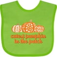 thumbnail image 3 of Inktastic Cutest Pumpkin in the Patch Boys or Girls Baby Bib, 3 of 4