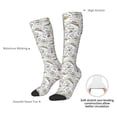 thumbnail image 4 of Sikiie Fastfood 2 Knee Socks, High Socks Long Stretchy Sock Women Knee High Stocking, Long Socks for Women, 4 of 6