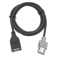 thumbnail image 4 of Car Aux Audio Input Media Data Wire To USB Adapter Conector For 307 For C5 Etc, 4 of 8